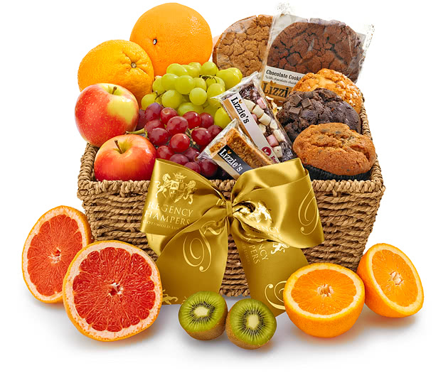 Gifts For Teacher's Fresh Fruit, Muffin & Biscuit Hamper